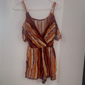 Striped Multicolor Romper